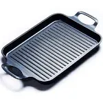 S·KITCHN Nonstick Grill Pan Induction Stove Top Grill Plate Glass Grilling Pa...