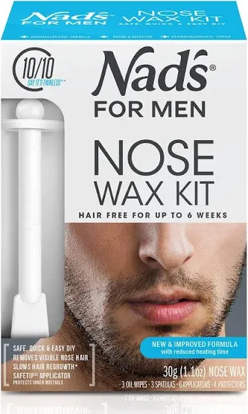 Nad's Men's Nose Waxing Kit