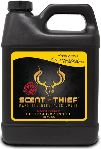 Scent Thief Deer Hunting Accessories - Field Hunting Spray Deer Scent Remover, Acts As A Scent Blocker and Eliminates Animal's Ability to Smell