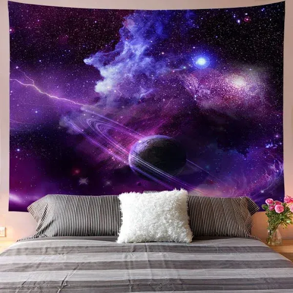 Galaxy Tapestry Starry Sky Tapestry Psychedelic Tapestry Space Landscape Tape...