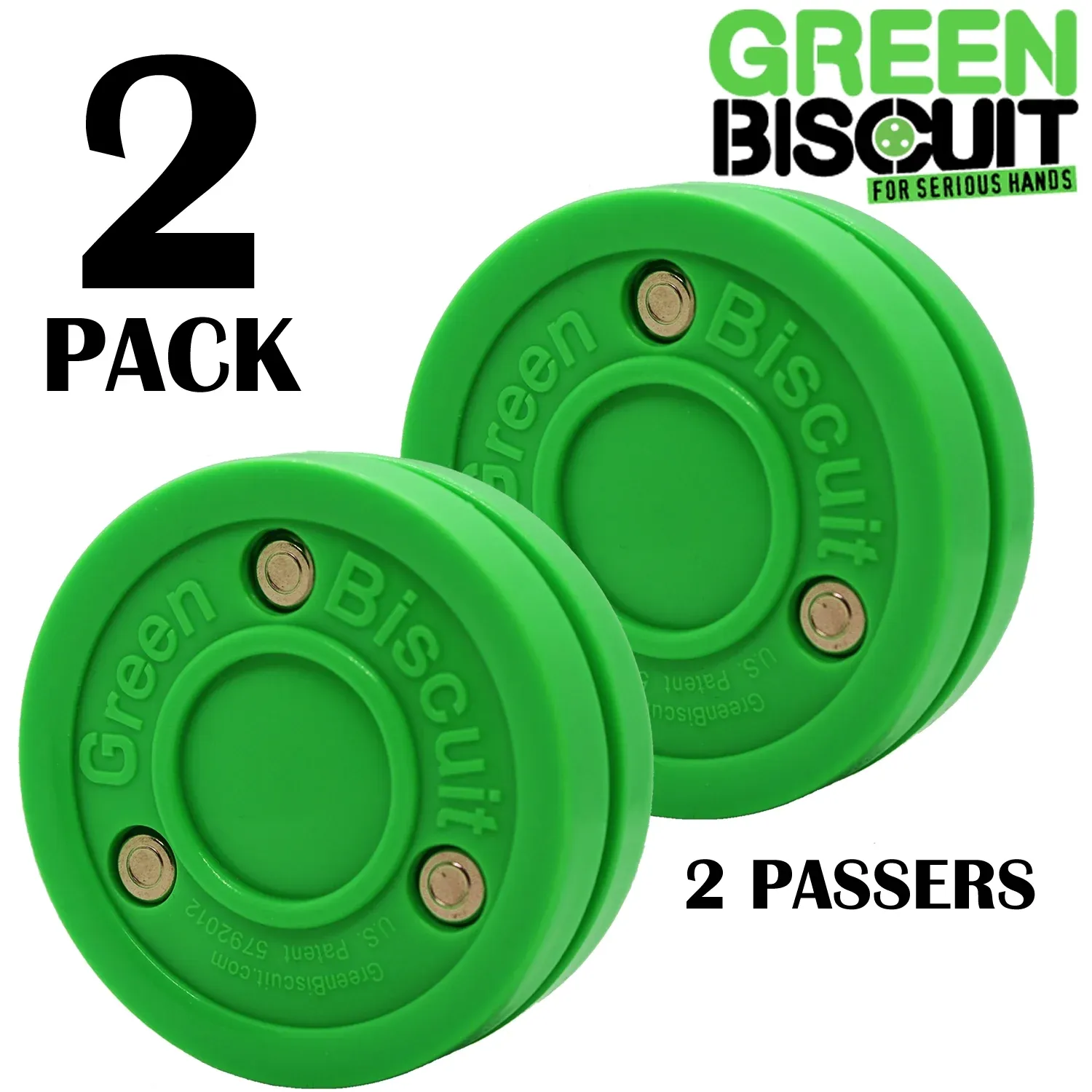 Green Biscuit Original 2 Pack Passers/Free Ship/Free Sticker