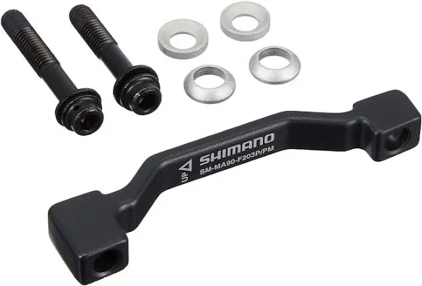 Shimano 180/203mm MTB Disc Brake Rotor Adapter PM/IS Front Rear Bicycle Caliper