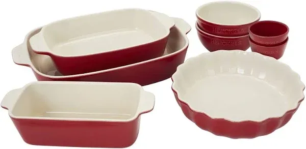 Henckels Ceramics 8-Pc Mixed Bakeware Serving Set