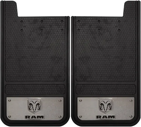 12" x 23" Ram Heavy Duty Rear Mud Guards