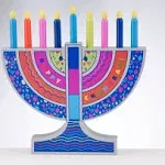 Rite Lite My Play Wood Menorah with Removable Wood Candles