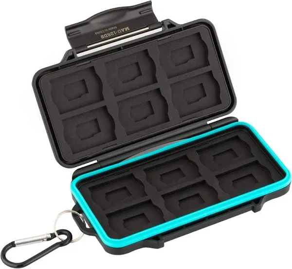 Leda Memory Card Case for SD &amp; Microsd Cards (Black)