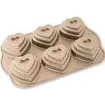 NordicWare Cakelet Pan: Tiered Hearts