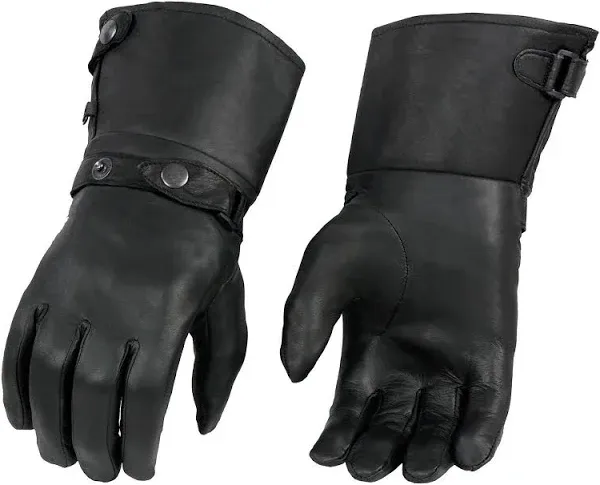 Milwaukee Leather Men's Thermal Lined Gauntlet Gloves