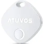 ATUVOS Smart Bluetooth Air Tracker 1 Pack, Keys Finder Works with Apple Find My (iOS only), Item Locator for Keys, Wallets, Bags, Luggage, Suitcases, Replaceable Battery, Up to 200 ft Range