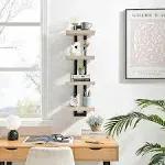 Danya B. 4-Tier Ladder Bracket Floating Wall Shelves