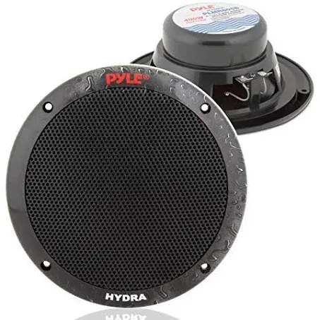 Pyle 6.5 Inch Dual Marine Speakers - 2 Way Waterproof and Weather Resistant ...