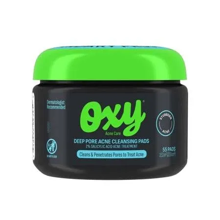 Oxy Deep Pore Acne Facial Cleansing Pads, 90 Pads