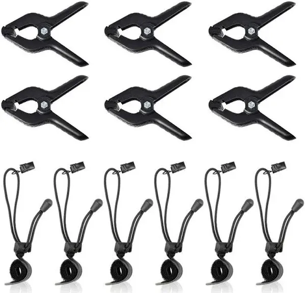 SLOW DOLPHIN Heavy Duty Spring Clamps and Background Clips for Muslin... 