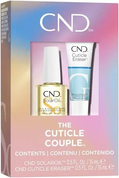 CND The Cuticle Couple SolarOil + Cuticle Eraser