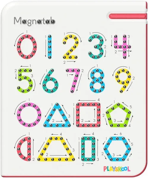 Magnatab Numbers and Shapes Toy