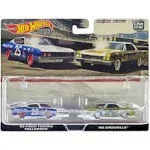 Hot Wheels Premium Car Culture 2 Pack '69 Ford Torino Talladega and '66 Chevelle