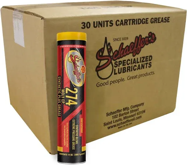 Schaeffer's 051-274-30 274 Moly EP Synthetic Plus Grease