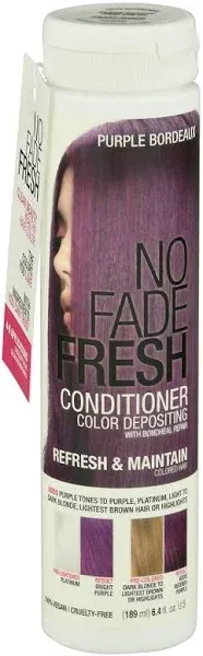 No Fade Fresh Purple Bordeaux Color Depositing Conditioner with BondHeal hair