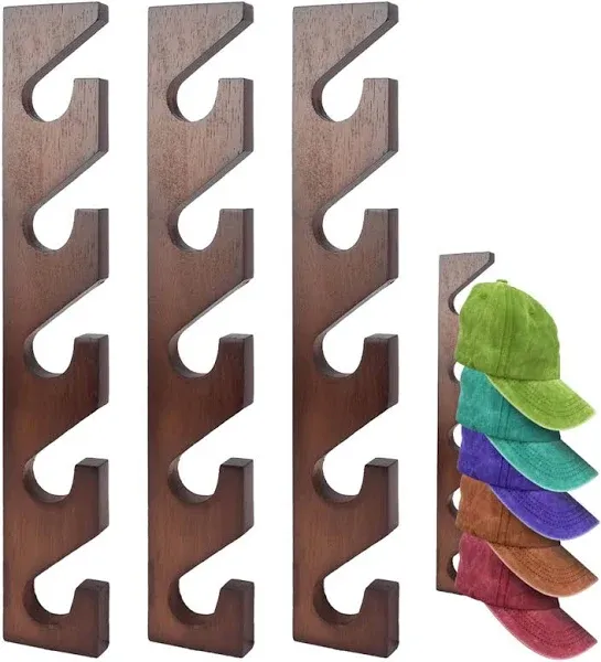 SOEWIOu 3 Pcs Hat Rack