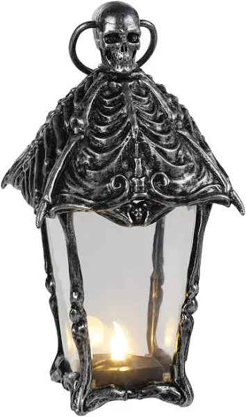 Gothic Lantern Black/Silver