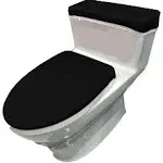 Madeals Velvet Toilet Lid Cover and Toilet Tank Lid Cover