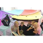 Tote A Fort XL Blanket Fort Kit for Kids, The Original, Kids Fort, Portable Blanket Fort...