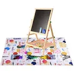 Mudder Kids Painting Drop Cloth Washable Art Floor Mat for Art Easel