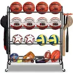 Basketball Rack, Rolling Basketball Shooting Training Stand,Sports Equipment Sto