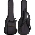 Electric Guitar Bag Gig Bag 6mm Padding Backpack Padded Soft Guitar Case Black