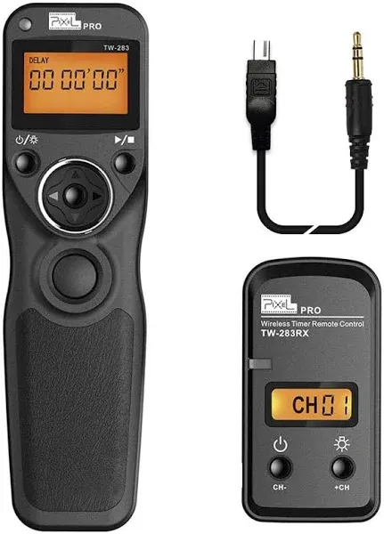 Pixel DSLR Camera Wireless Shutter Release Timer Remote Control TW-283/DC2 for Nikon D3100 D3200 D3300 D5000 D5100 D5200 D5300 D5500 D90 D7000 D7100