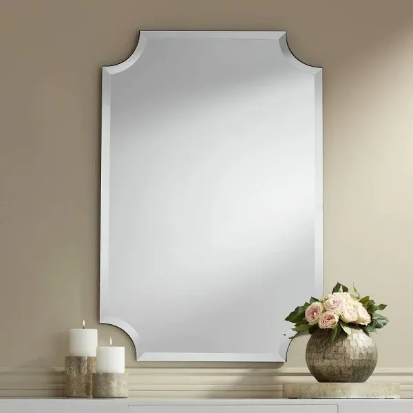 Noble Park Brix 24" x 36" Frameless Cut Corner Vanity Mirror