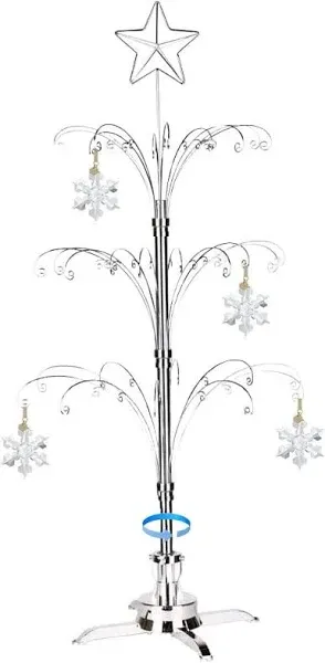 HOHIYA 47 Inch Ornament Display Tree Rotating Stand for Swarovski Christmas