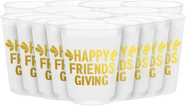 Happy Friendsgiving CupsFriendsgiv<wbr/>ing Party DecorationsFri<wbr/>endsgiving Decorati...