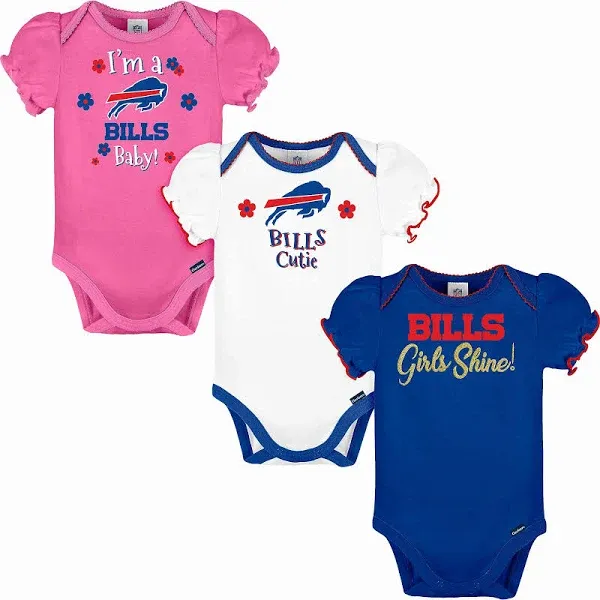 Gerber Baby Girls' NFL Short Sleeve Bodysuit