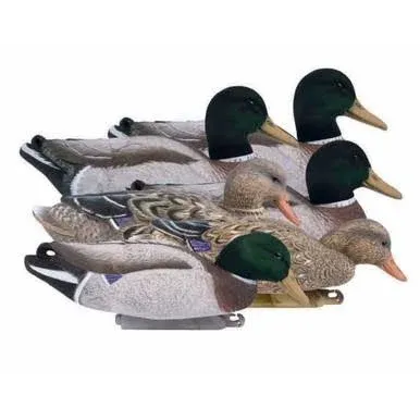 Hidgon Outdoors Magnum Mallard Foam Filled Flocked Heads Decoys