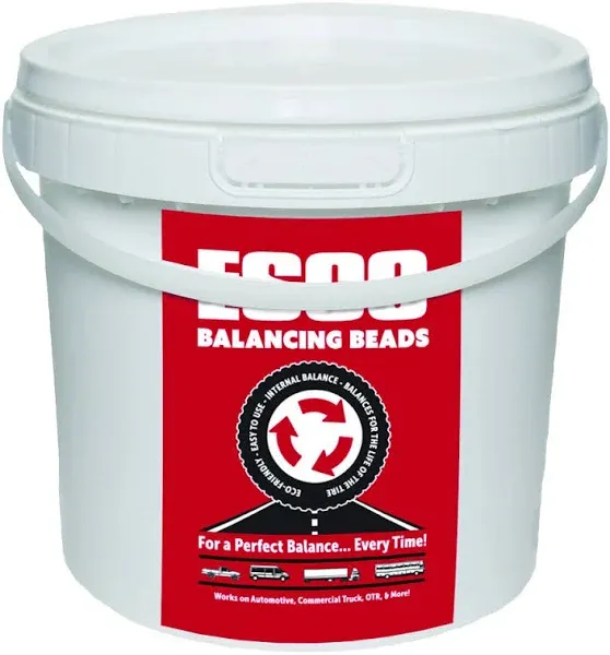 ESCO 20466C Tire Balancing Beads, Bulk Bucket 282 oz, White