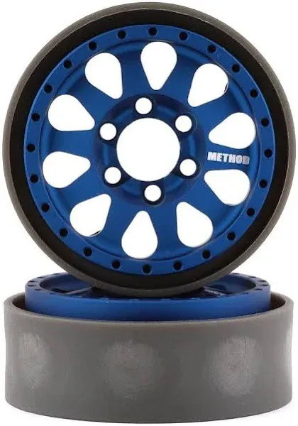 NEW Vanquish VPS07760 Method 1.9 Wheel 101 Blue Anodized V2 (2) FREE US SHIP