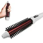 Curling Iron Brush Ceramic Tourmaline Ionic Hair Hot Brush Antiscald Hair Curlin