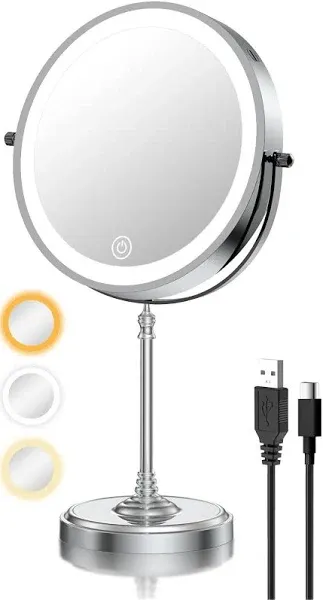 Lansi 9" Lighted Makeup Mirror