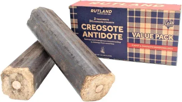 Rutland Creosote Antidote Chimney Cleaning Fire Logs