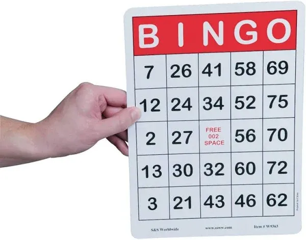 Royal Bingo Supplies Bingo Game Set for Adults, Seniors, and Family - 1000 Chips, 100 Cards, Jumbo Deck of Calling Cards - Calling Card Set