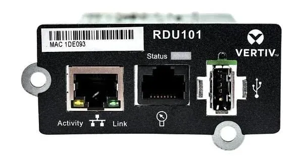 Vertiv Liebert IntelliSlot RDU101 - Network Card | Remote Management Adapter (RDU101)