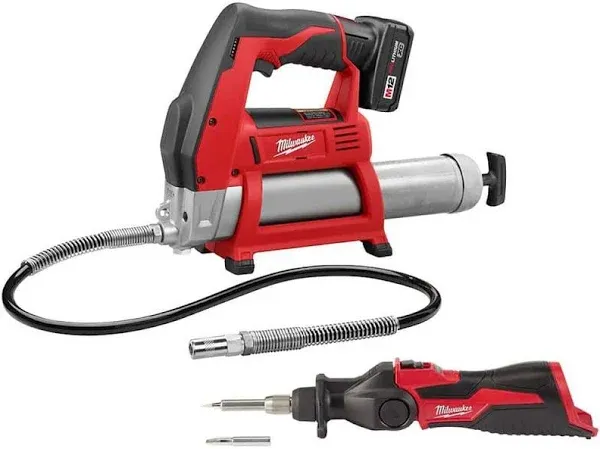 M12 12-Volt Lithium-Ion Cordless Grease Gun Kit