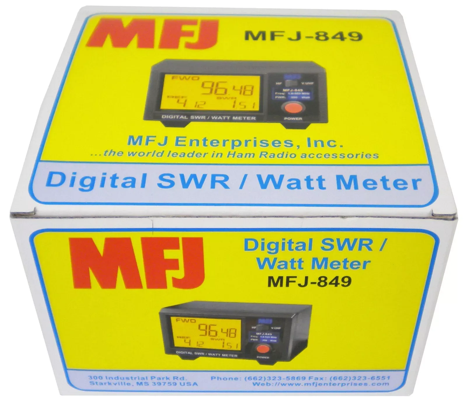 MFJ 849 Digital SWR/Power Meter HF/VHF/UHF 200W