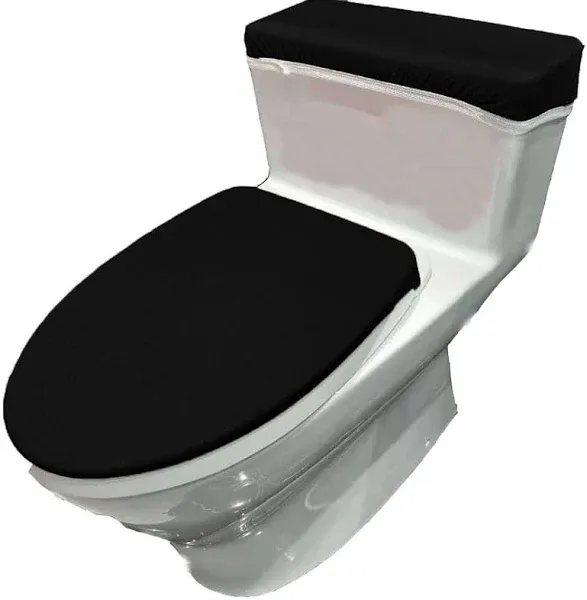 Madeals Velvet Toilet Lid Cover