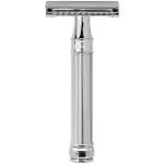 Edwin Jagger DE89BA11 Double Edge Safety Razor, Barley Chrome