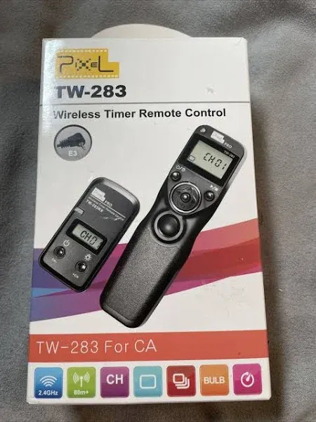 Pixel TW-283 Wireless Timer Remote Control For Canon - New In Box