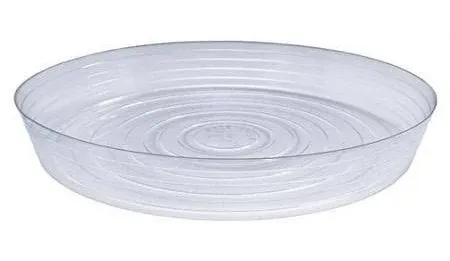 Curtis Wagner Plastics 25 in. D Vinyl Plant Saucer Clear