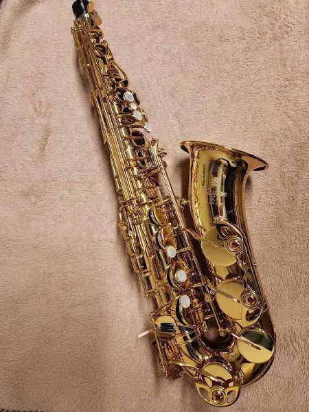 YAMAHA YAS-82Z Alto Saxophone Eb Gold Lacquer W/ Case Used