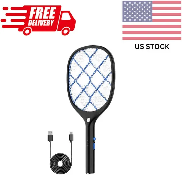 YISSVIC Electric Fly Swatter Bug Zapper Racket